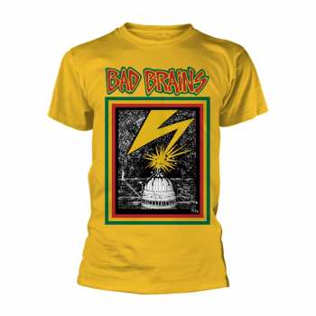 Merch Bad Brains: Póló Bad Brains (yellow)