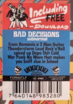 LP Bad Decisions: Subnormal