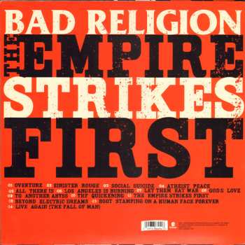 LP Bad Religion: The Empire Strikes First
