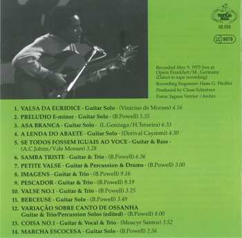 CD Baden Powell & Trio: The Frankfurt Opera Concert 1975