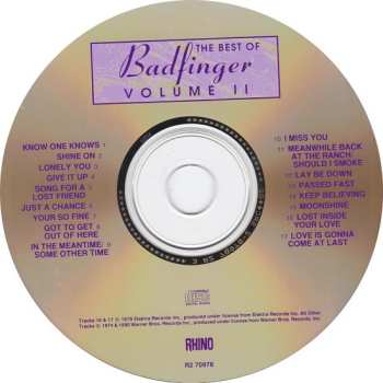 CD Badfinger: The Best Of Badfinger Volume II