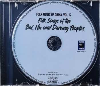 CD Bai: Folk Songs Of The Bai, Nu And Derung Peoples