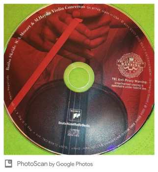 CD Wolfgang Amadeus Mozart: Violin Concertos