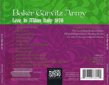 CD Baker Gurvitz Army: Live In Milan Italy 1976