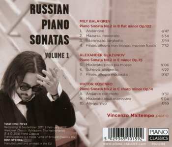 CD Alexander Glazunov: Russian Piano Sonatas