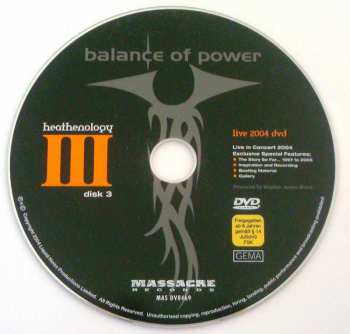 2CD/DVD Balance Of Power: Heathenology