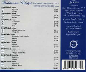 CD Baldassare Galuppi: Complete Piano Sonatas Vol. 2