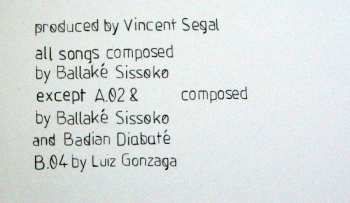 LP Ballaké Sissoko: At Peace CLR