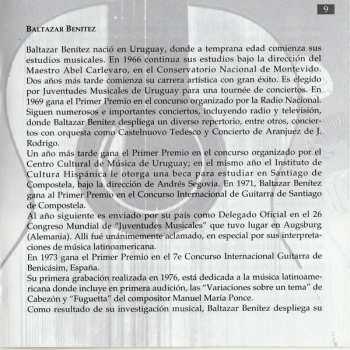 CD Baltazar Benitez: Music Of Astor Piazzolla