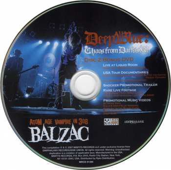 CD/DVD Balzac: Deep Blue: Chaos From Darkism
