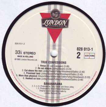LP Bananarama: True Confessions