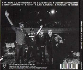 CD Band Of Horses: Acoustic At The Ryman