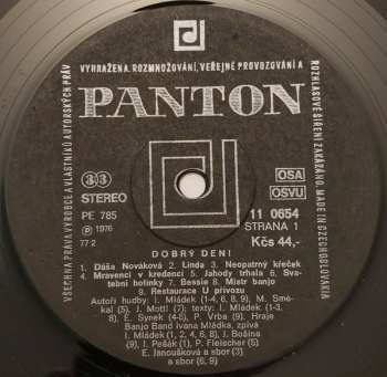 LP Banjo Band Ivana Mládka: Dobrý Den!