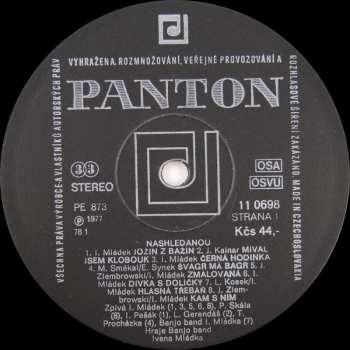 LP Banjo Band Ivana Mládka: Nashledanou!