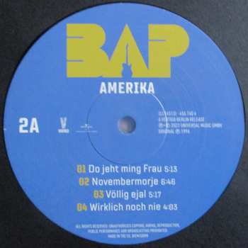 2LP BAP: Amerika