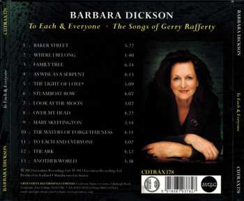 CD Barbara Dickson: To Each & Everyone: The Songs Of Gerry Rafferty