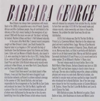 CD Barbara George: I Know - The A.F.O. And Sue Years