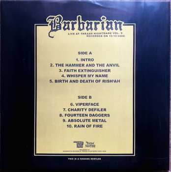 LP Barbarian: Live At Thrash Nightmare Vol. 9