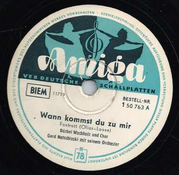 Album Bärbel Wachholz: Wann Kommst Du Zu Mir / Damals