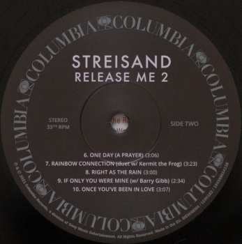LP Barbra Streisand:  Release Me 2