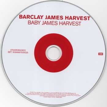 2CD Barclay James Harvest: Their 1st Album / Baby James Harvest