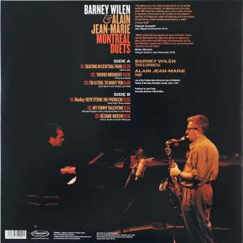 LP Barney Wilen: Montreal Duets LTD
