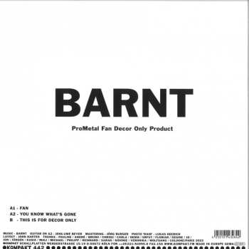 LP Barnt: ProMetal Fan Decor Only Product