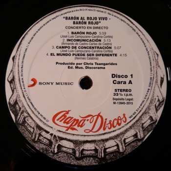 2LP Barón Rojo: Barón Al Rojo Vivo LTD