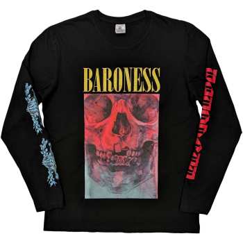 Merch Baroness: Long Sleeve Póló Skull Tour