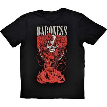 Merch Baroness: Póló Fleur Skull