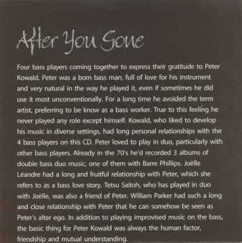 CD William Parker: After You Gone