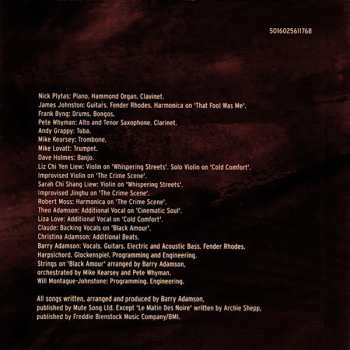 CD Barry Adamson: The King Of Nothing Hill