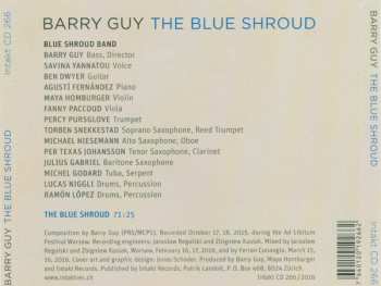 CD Barry Guy: The Blue Shroud