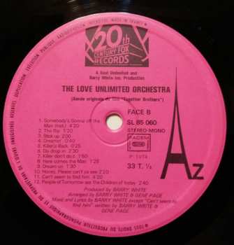 2LP Love Unlimited Orchestra: Barry White And Love Unlimited Orchestra