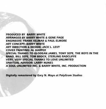 CD Barry White: Can't Get Enough