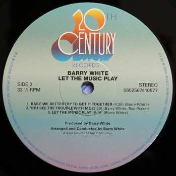 LP Barry White: Let The Music Play
