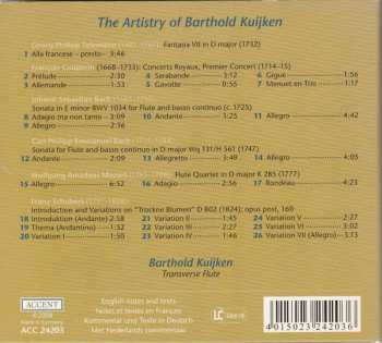 CD Barthold Kuijken: The Artistry Of Barthold Kuijken DIGI