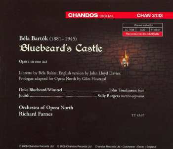 CD/Dobozkészlet Béla Bartók: Bluebeard's Castle