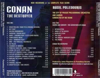 2CD The City Of Prague Philharmonic: Conan The Destroyer (New Recording Of The Complete Film Score)