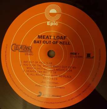 LP Meat Loaf: Bat Out Of Hell