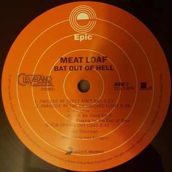 LP Meat Loaf: Bat Out Of Hell