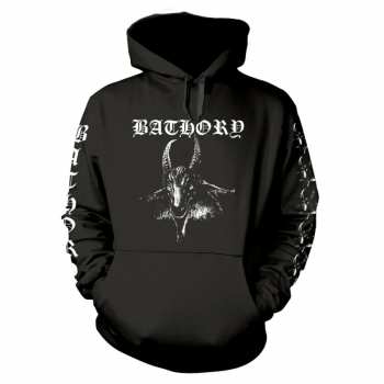 Merch Bathory: Kapucnis felső Goat