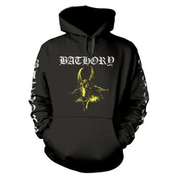 Merch Bathory: Kapucnis felső Goat (yellow)