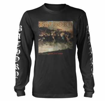 Merch Bathory: Hosszú ujjú póló Blood Fire Death