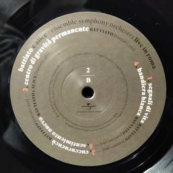 2LP Alice: Live In Roma