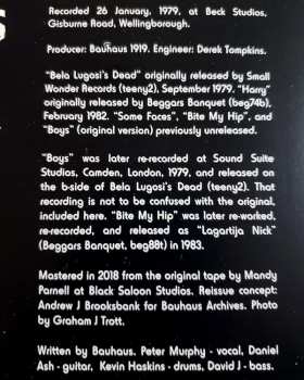 LP Bauhaus: Bela Lugosi's Dead - The Bela Session
