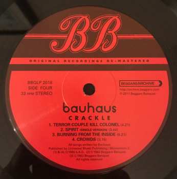 2LP Bauhaus: Best Of Bauhaus | Crackle 