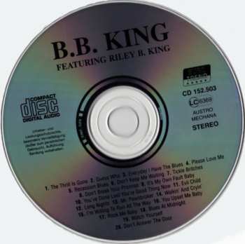 CD B.B. King: Featuring Riley B. King