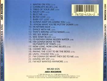CD B.B. King: Great Moments With B.B. King