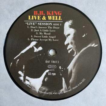 LP B.B. King: Live & Well